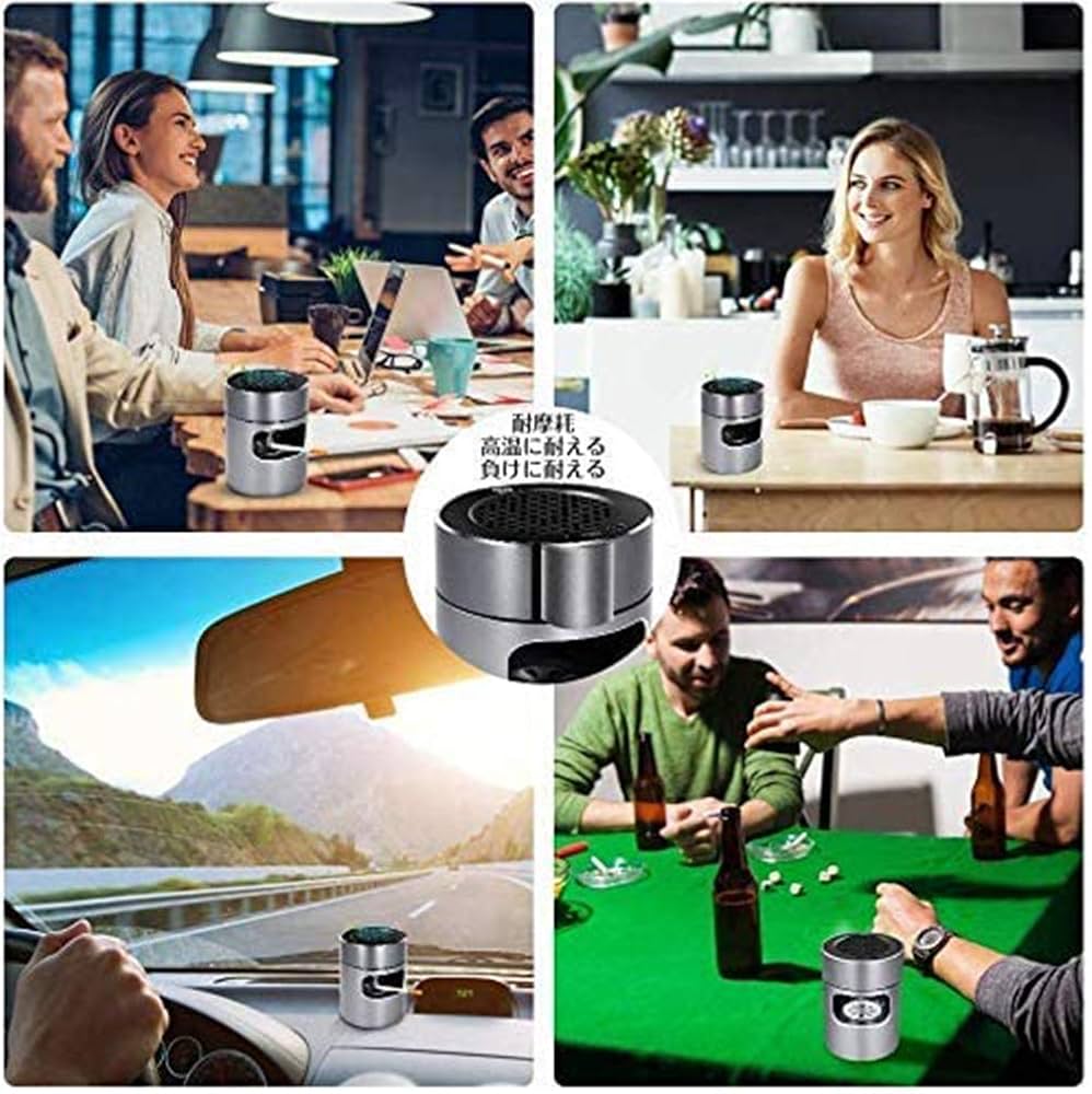 Amazon.co.jp : スモークレス灰皿 空気清浄機 脱臭機 卓上